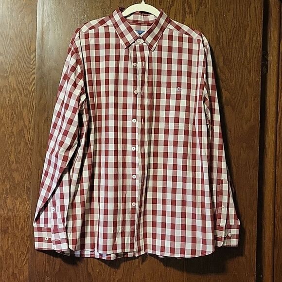 Fish Hippie Solace Collection men's XL long sleeve button down plaid shirt - Picture 1 of 6
